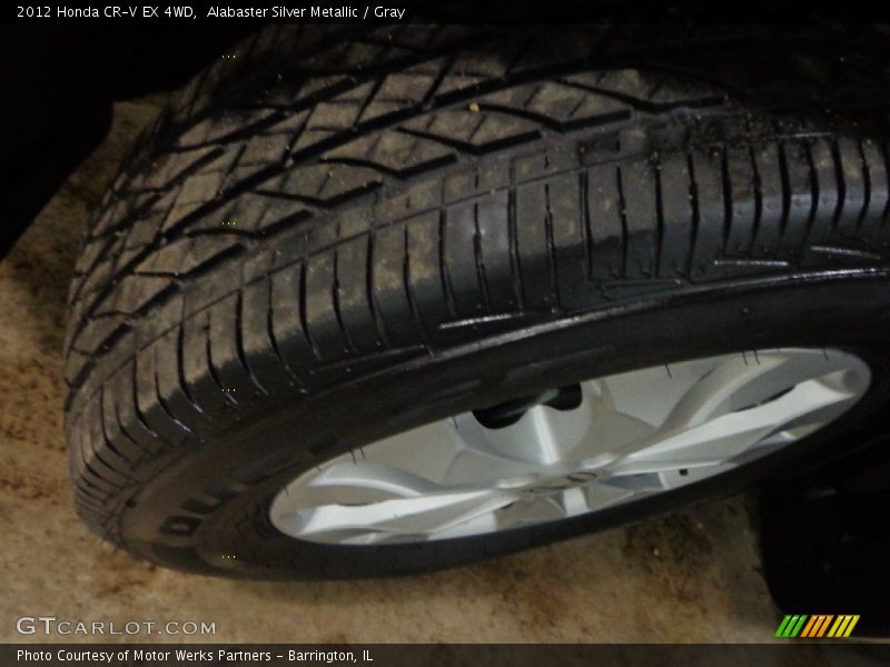 Alabaster Silver Metallic / Gray 2012 Honda CR-V EX 4WD