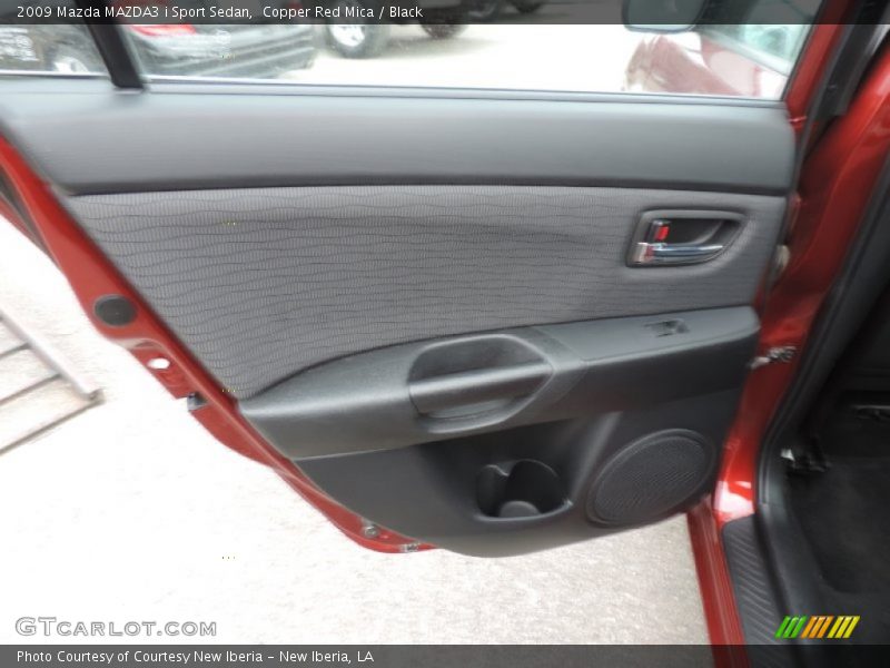 Copper Red Mica / Black 2009 Mazda MAZDA3 i Sport Sedan