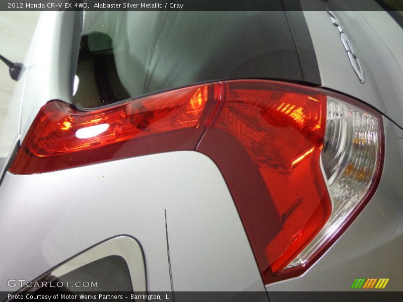 Alabaster Silver Metallic / Gray 2012 Honda CR-V EX 4WD