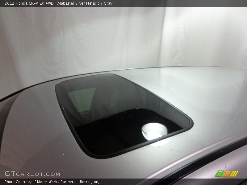 Alabaster Silver Metallic / Gray 2012 Honda CR-V EX 4WD