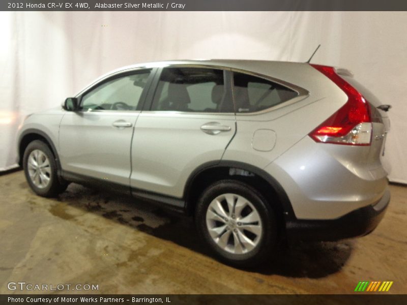 Alabaster Silver Metallic / Gray 2012 Honda CR-V EX 4WD