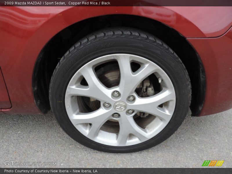 Copper Red Mica / Black 2009 Mazda MAZDA3 i Sport Sedan