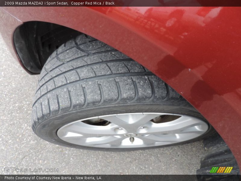 Copper Red Mica / Black 2009 Mazda MAZDA3 i Sport Sedan