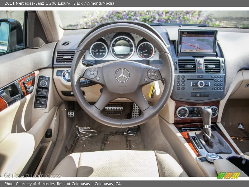 Black / Almond/Mocha 2011 Mercedes-Benz C 300 Luxury