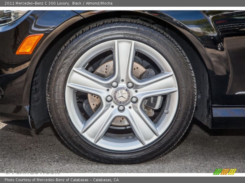 Black / Almond/Mocha 2011 Mercedes-Benz C 300 Luxury