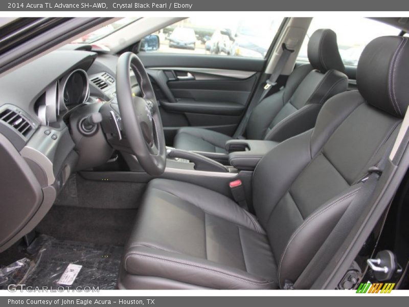 Crystal Black Pearl / Ebony 2014 Acura TL Advance SH-AWD