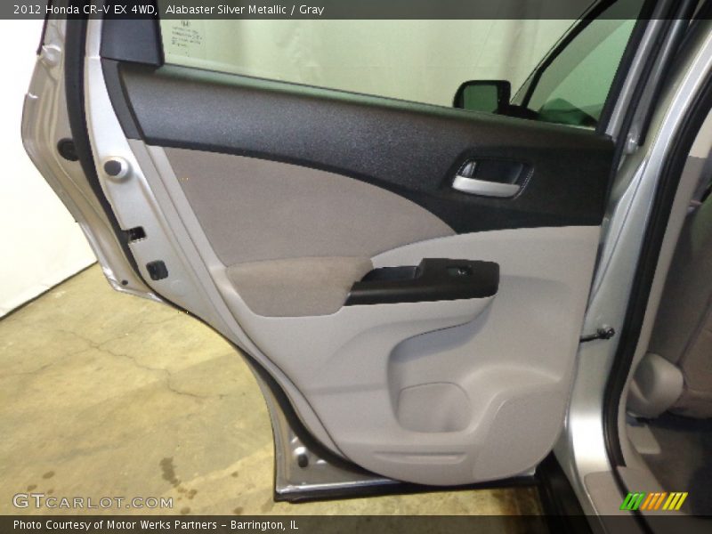 Alabaster Silver Metallic / Gray 2012 Honda CR-V EX 4WD