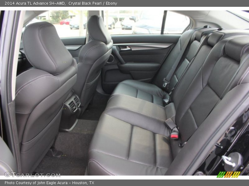 Crystal Black Pearl / Ebony 2014 Acura TL Advance SH-AWD