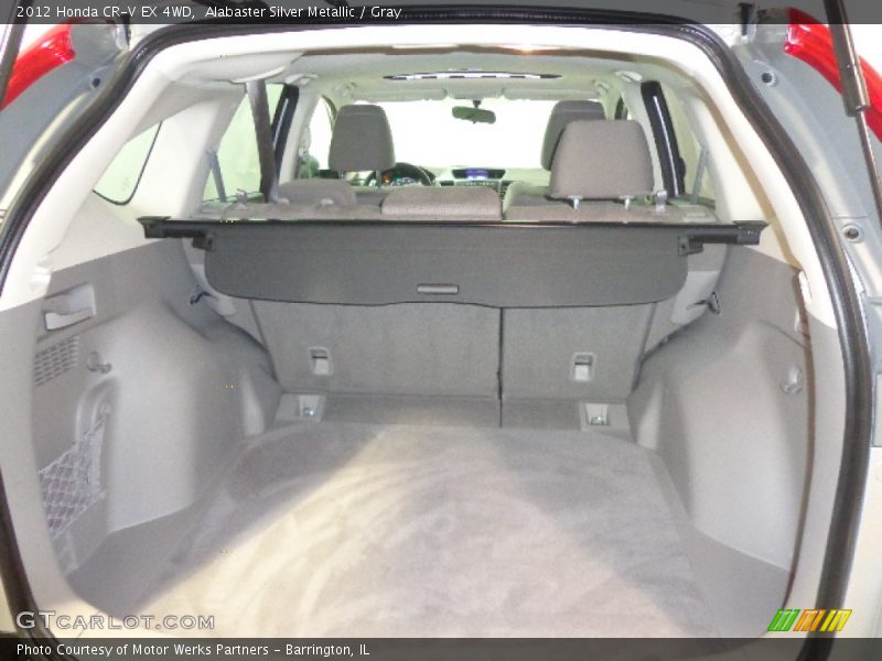 Alabaster Silver Metallic / Gray 2012 Honda CR-V EX 4WD