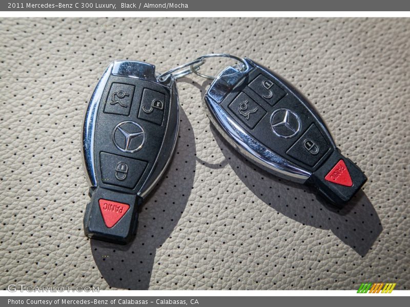 Black / Almond/Mocha 2011 Mercedes-Benz C 300 Luxury