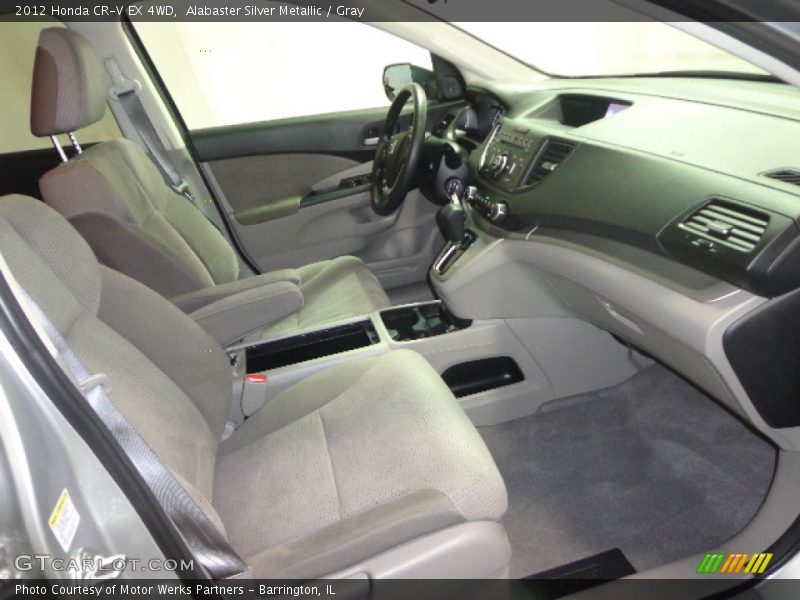 Alabaster Silver Metallic / Gray 2012 Honda CR-V EX 4WD