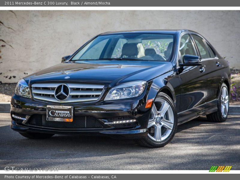 Black / Almond/Mocha 2011 Mercedes-Benz C 300 Luxury