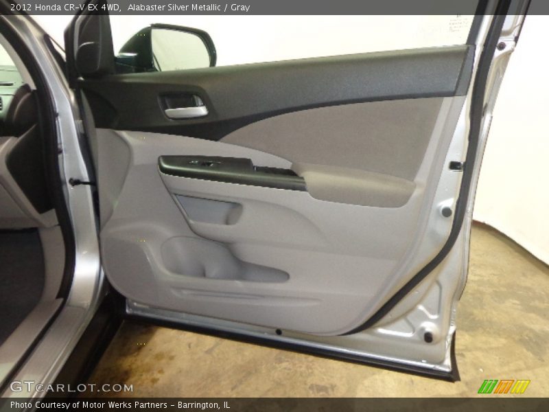 Alabaster Silver Metallic / Gray 2012 Honda CR-V EX 4WD