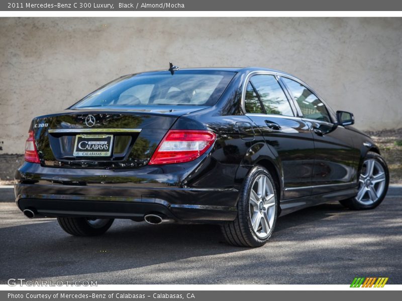 Black / Almond/Mocha 2011 Mercedes-Benz C 300 Luxury