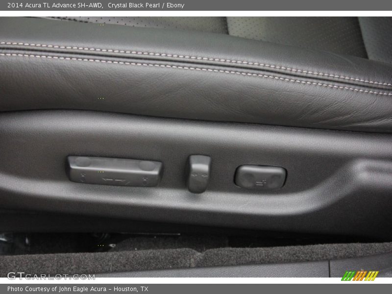 Crystal Black Pearl / Ebony 2014 Acura TL Advance SH-AWD