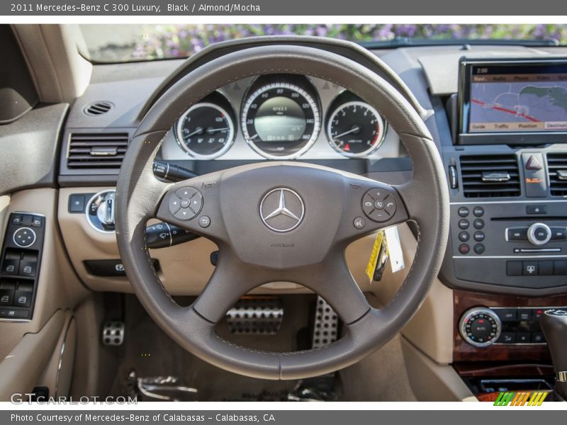 Black / Almond/Mocha 2011 Mercedes-Benz C 300 Luxury