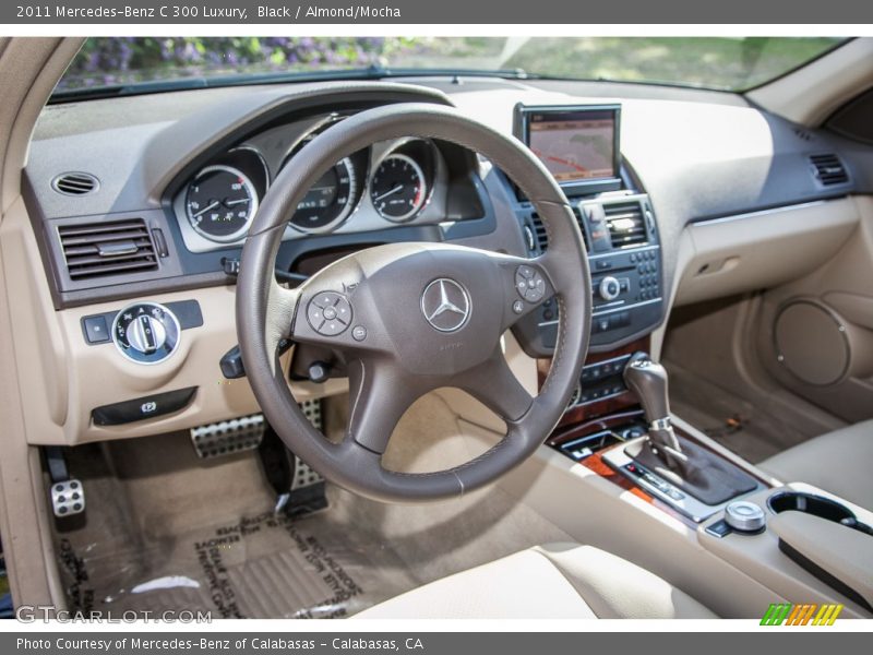 Black / Almond/Mocha 2011 Mercedes-Benz C 300 Luxury