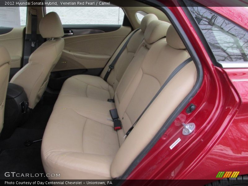 Venetian Red Pearl / Camel 2012 Hyundai Sonata Hybrid