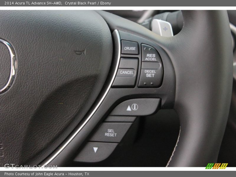 Crystal Black Pearl / Ebony 2014 Acura TL Advance SH-AWD