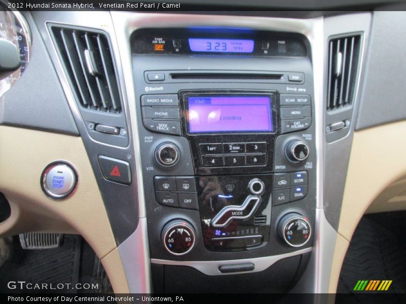 Venetian Red Pearl / Camel 2012 Hyundai Sonata Hybrid