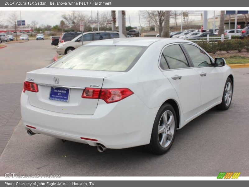 Bellanova White Pearl / Parchment 2014 Acura TSX Sedan