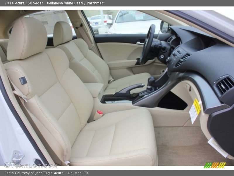 Front Seat of 2014 TSX Sedan
