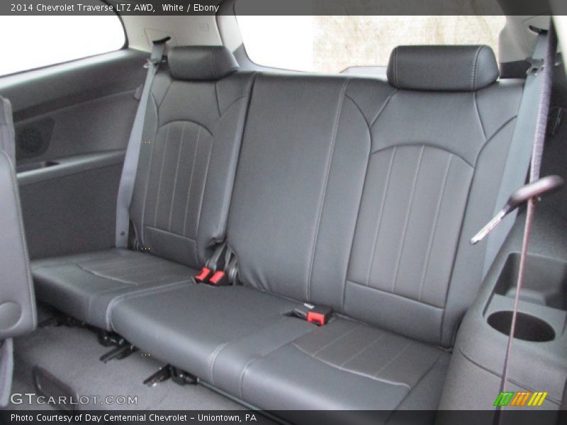 White / Ebony 2014 Chevrolet Traverse LTZ AWD