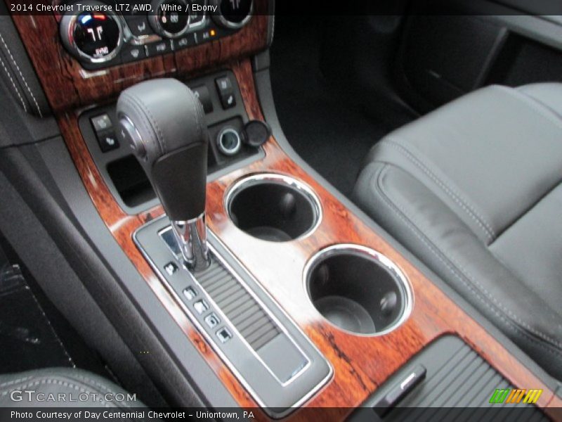 White / Ebony 2014 Chevrolet Traverse LTZ AWD