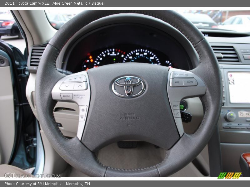 Aloe Green Metallic / Bisque 2011 Toyota Camry XLE