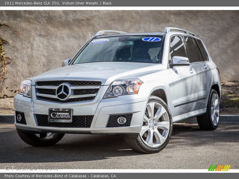 Iridium Silver Metallic / Black 2011 Mercedes-Benz GLK 350