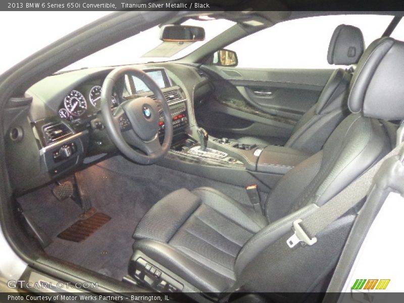 Black Interior - 2013 6 Series 650i Convertible 