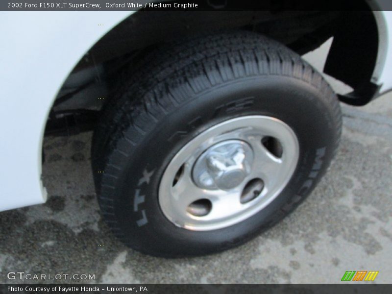 Oxford White / Medium Graphite 2002 Ford F150 XLT SuperCrew
