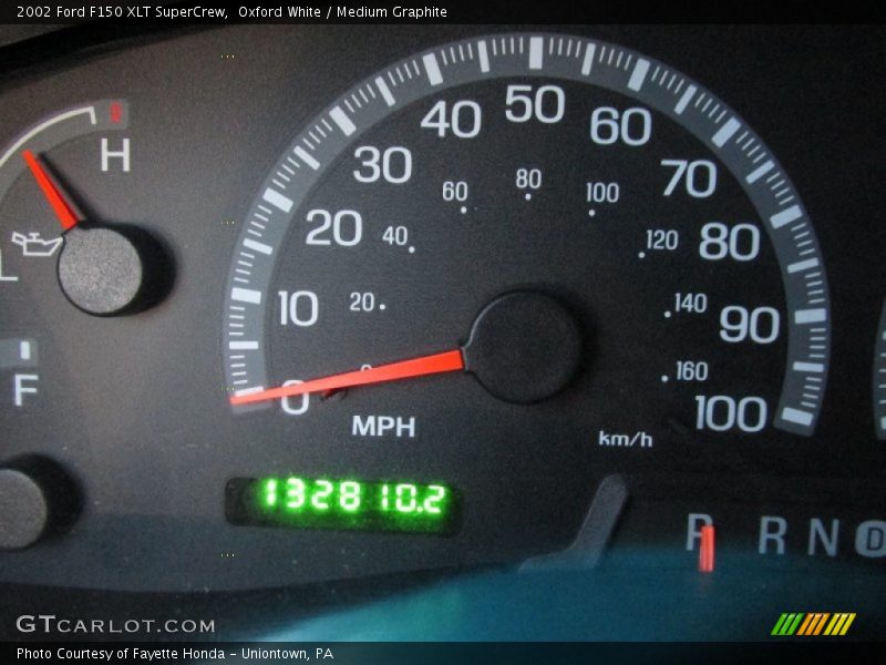 Oxford White / Medium Graphite 2002 Ford F150 XLT SuperCrew
