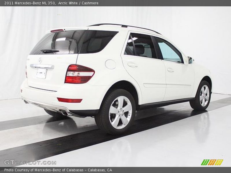 Arctic White / Cashmere 2011 Mercedes-Benz ML 350