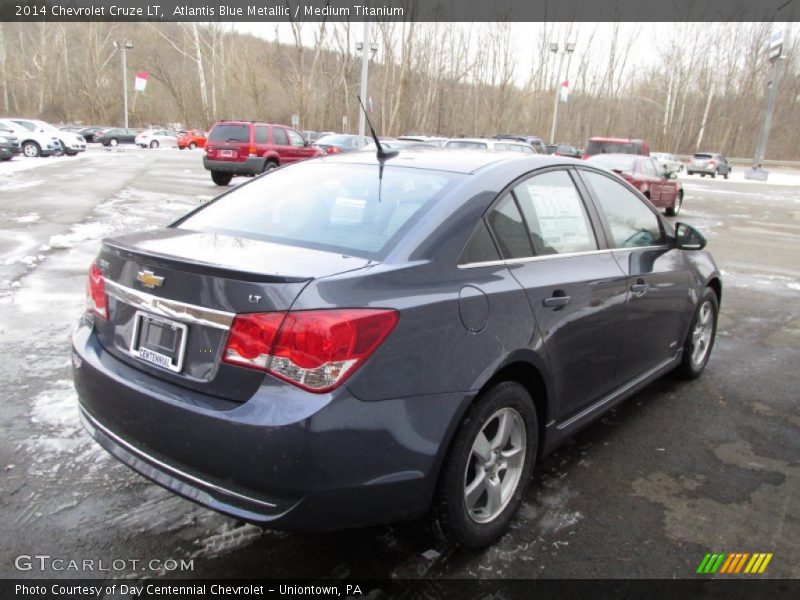Atlantis Blue Metallic / Medium Titanium 2014 Chevrolet Cruze LT