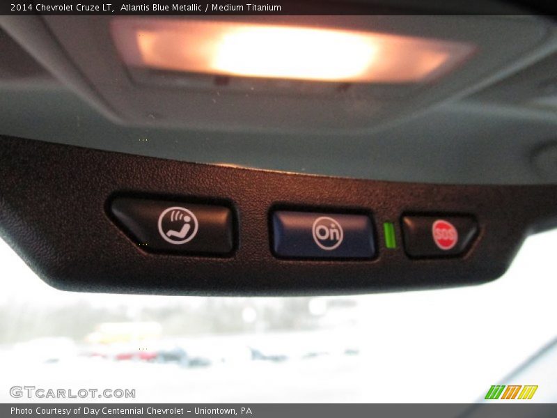 Atlantis Blue Metallic / Medium Titanium 2014 Chevrolet Cruze LT