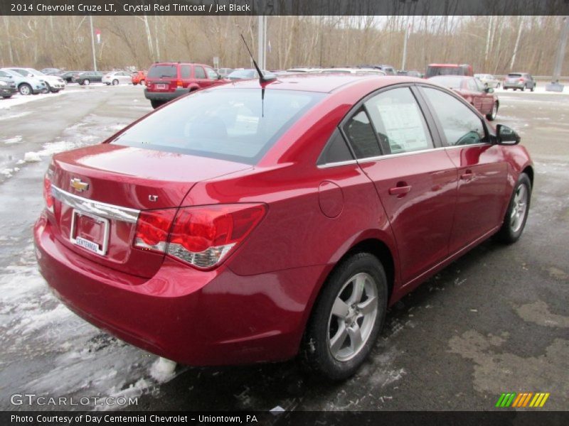 Crystal Red Tintcoat / Jet Black 2014 Chevrolet Cruze LT