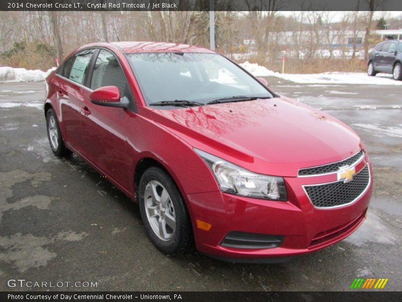 Crystal Red Tintcoat / Jet Black 2014 Chevrolet Cruze LT