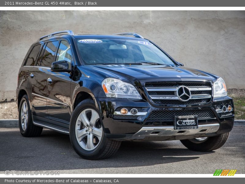 Black / Black 2011 Mercedes-Benz GL 450 4Matic