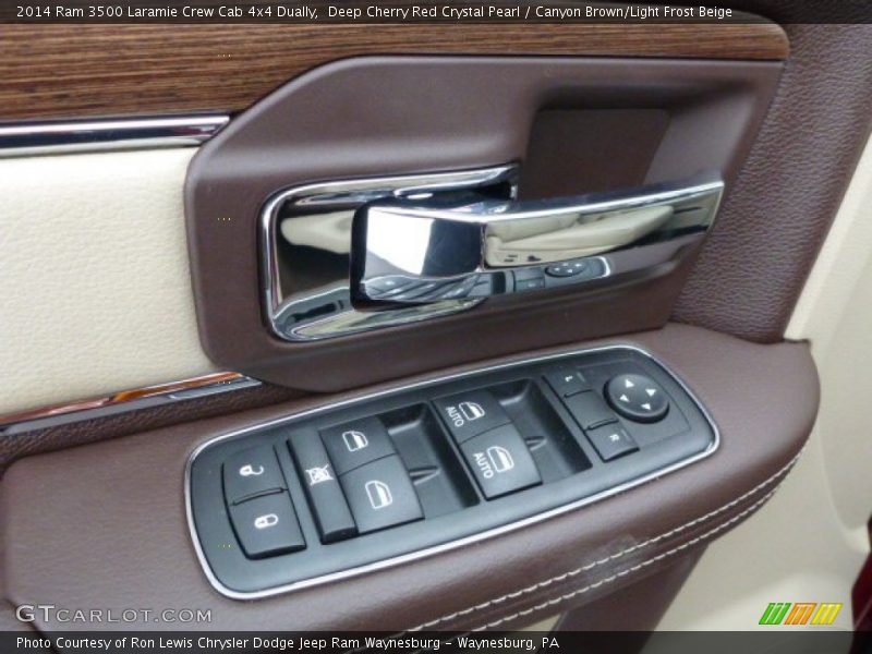 Controls of 2014 3500 Laramie Crew Cab 4x4 Dually
