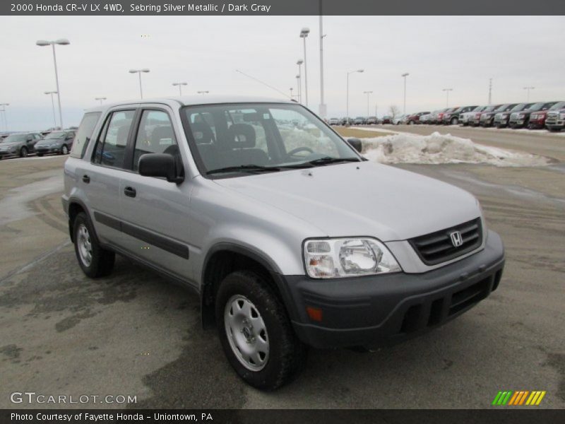 Sebring Silver Metallic / Dark Gray 2000 Honda CR-V LX 4WD