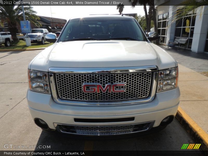 White Diamond Tricoat / Ebony 2012 GMC Sierra 1500 Denali Crew Cab 4x4