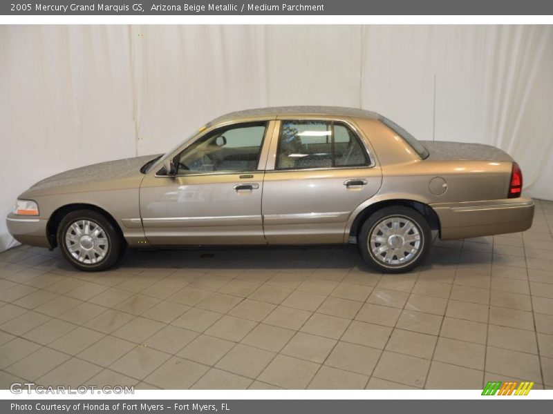 Arizona Beige Metallic / Medium Parchment 2005 Mercury Grand Marquis GS