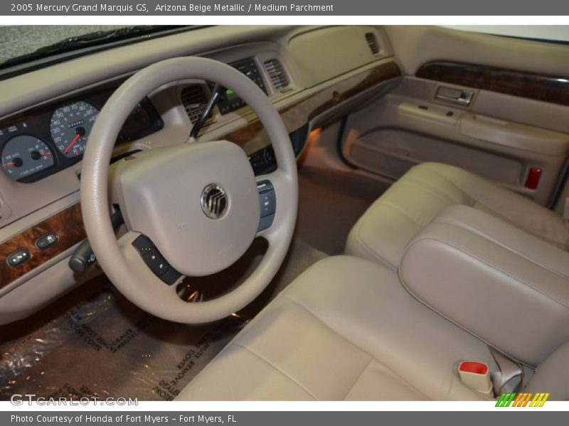 Arizona Beige Metallic / Medium Parchment 2005 Mercury Grand Marquis GS