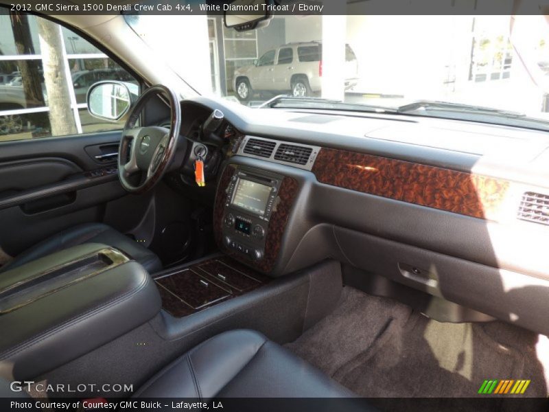 White Diamond Tricoat / Ebony 2012 GMC Sierra 1500 Denali Crew Cab 4x4