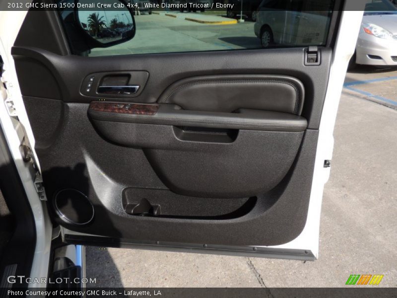 White Diamond Tricoat / Ebony 2012 GMC Sierra 1500 Denali Crew Cab 4x4