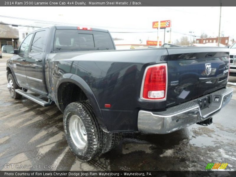 Maximum Steel Metallic / Black 2014 Ram 3500 Laramie Crew Cab 4x4 Dually