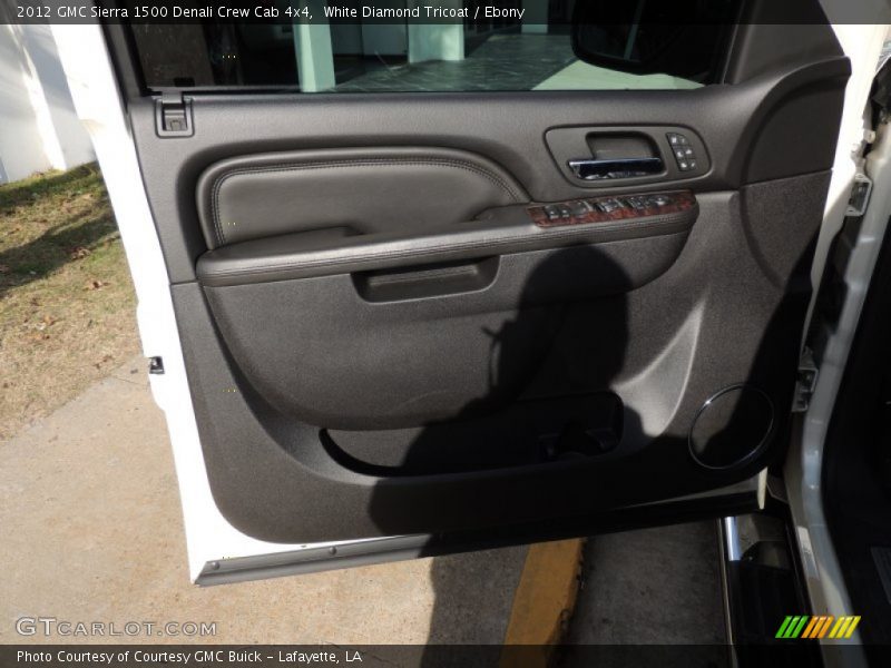 White Diamond Tricoat / Ebony 2012 GMC Sierra 1500 Denali Crew Cab 4x4