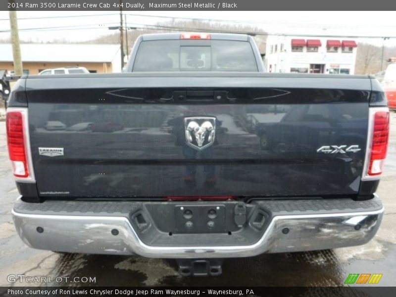 Maximum Steel Metallic / Black 2014 Ram 3500 Laramie Crew Cab 4x4 Dually