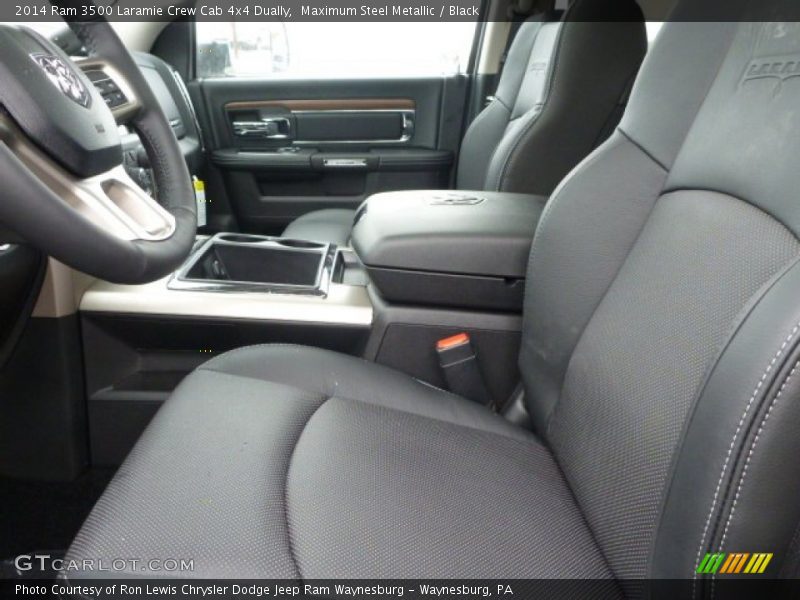Maximum Steel Metallic / Black 2014 Ram 3500 Laramie Crew Cab 4x4 Dually